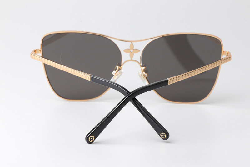 Z1871U Sunglasses Gold Gray