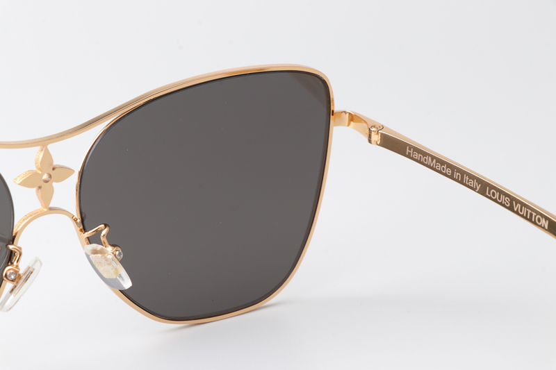 Z1871U Sunglasses Gold Gray