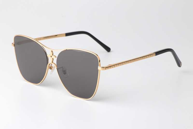 Z1871U Sunglasses Gold Gray