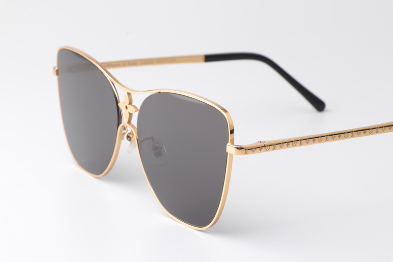 Z1871U Sunglasses Gold Gray