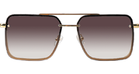 Z1912U Sunglasses Gold Gradient Brown