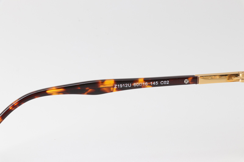 Z1912U Sunglasses Gold Gradient Brown