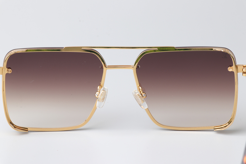 Z1912U Sunglasses Gold Gradient Brown