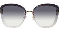 Z1930U Sunglasses Gold Gradient Gray