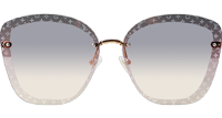 Z1930U Sunglasses Gold Gradient Pink