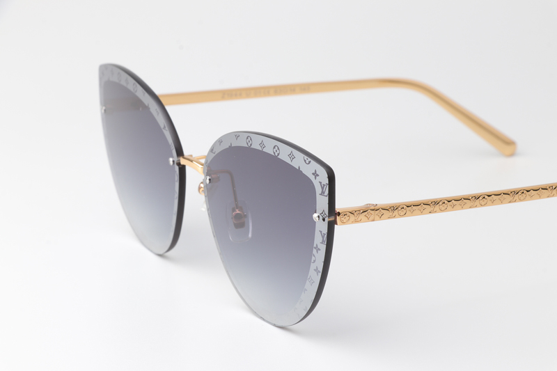 Z1944U Sunglasses Gold Gradient Gray
