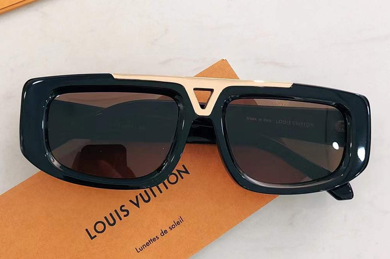 Z1950U Sunglasses Black Gold Brown
