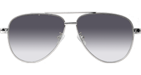Z1967U Sunglasses Silver Gradient Silver Flash Logo