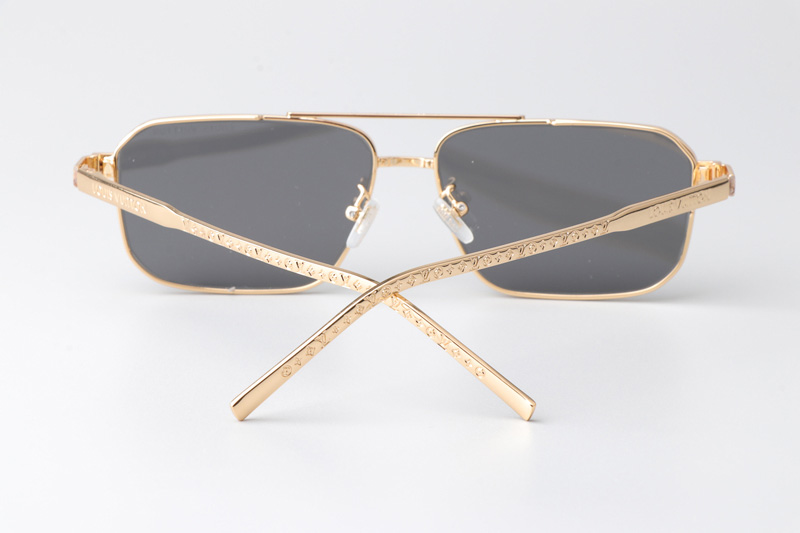 Z1976U Sunglasses Gold Gray