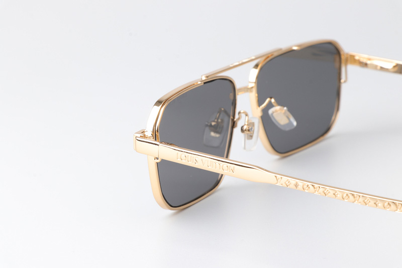 Z1976U Sunglasses Gold Gray