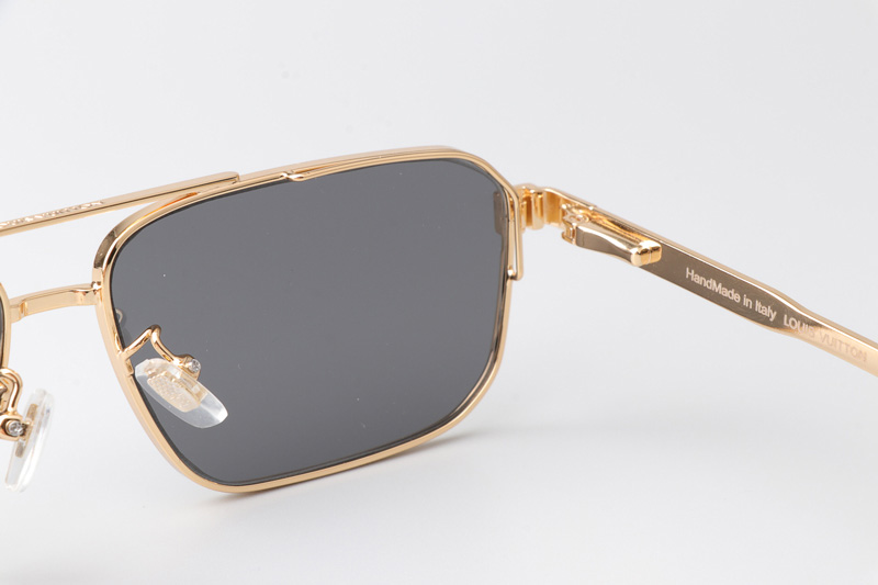 Z1976U Sunglasses Gold Gray