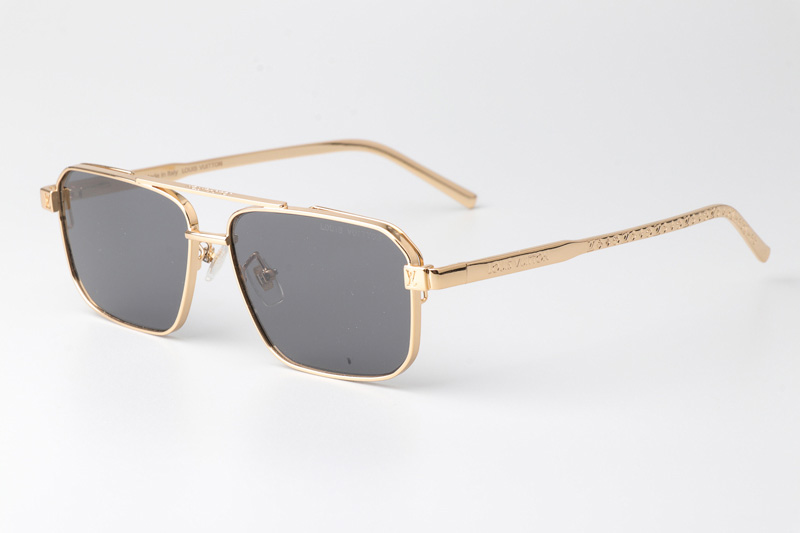 Z1976U Sunglasses Gold Gray