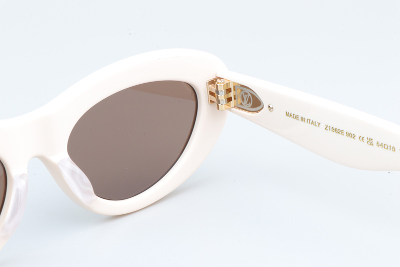 Z1982E Sunglasses Cream Brown