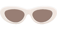 Z1982E Sunglasses Cream Brown