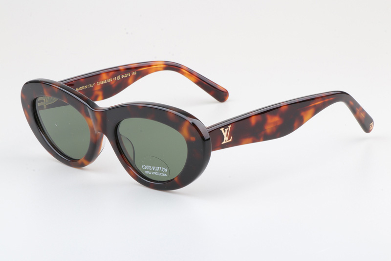 Z1983E Sunglasses Tortoise Green