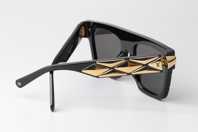 Z1986E Sunglasses Black Gold Gray