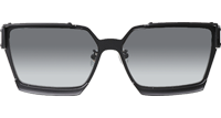 Z1992U Sunglasses Black Gradient Gray