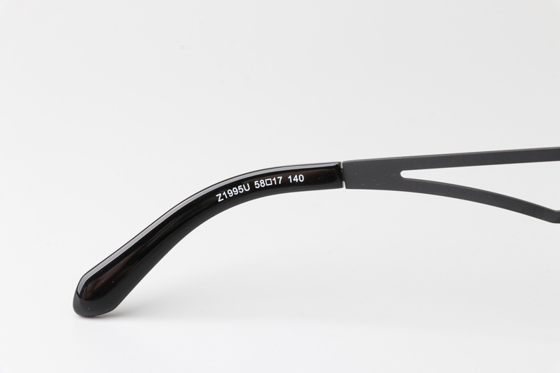 Z1992U Sunglasses Black Gradient Gray