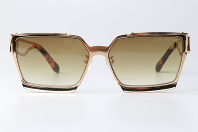 Z1992U Sunglasses Gold Gradient Brown