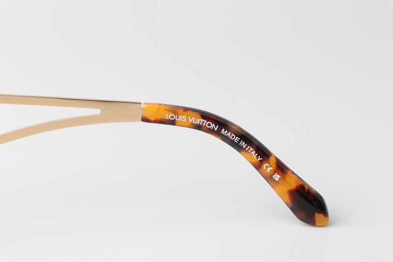 Z1992U Sunglasses Gold Gradient Brown