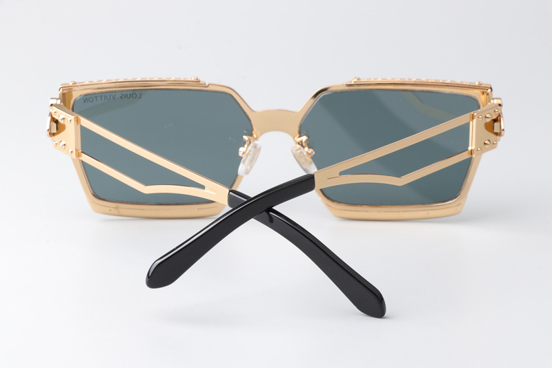 Z1992U Sunglasses Gold Green