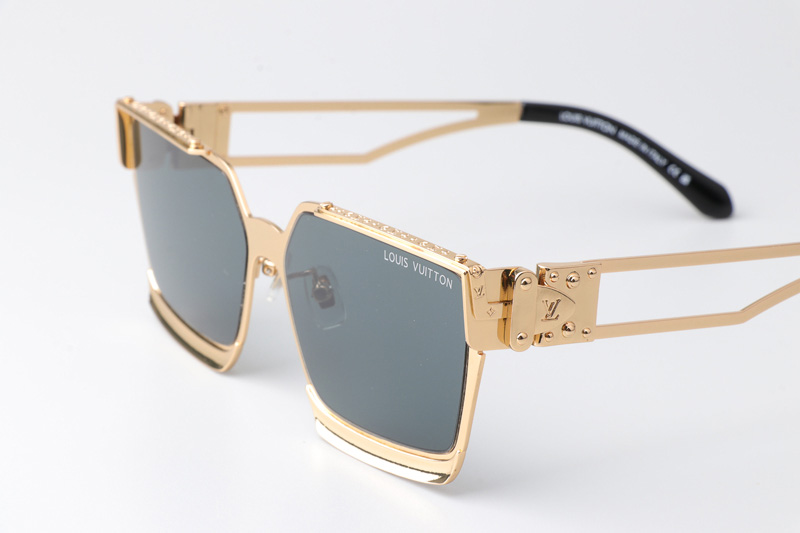 Z1992U Sunglasses Gold Green