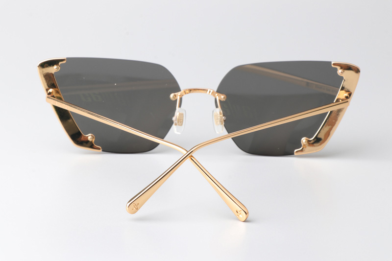 Z1993U Sunglasses Gold Gray