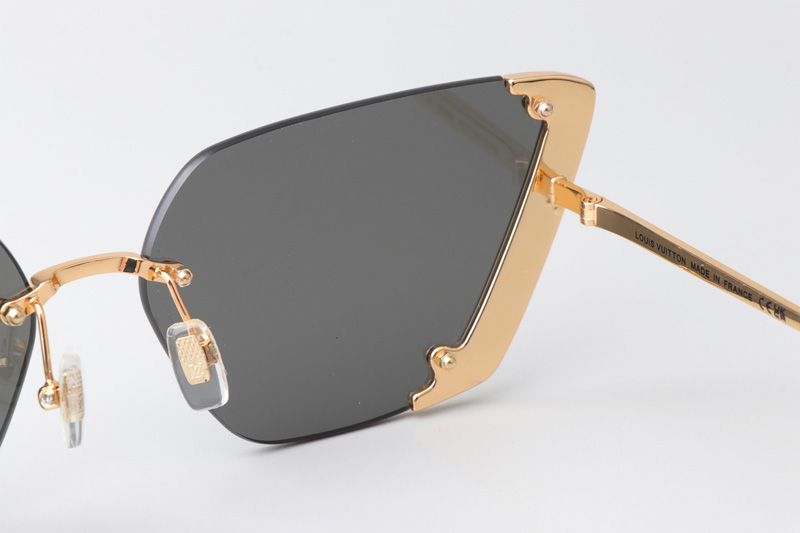 Z1993U Sunglasses Gold Gray