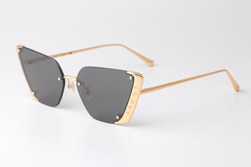 Z1993U Sunglasses Gold Gray