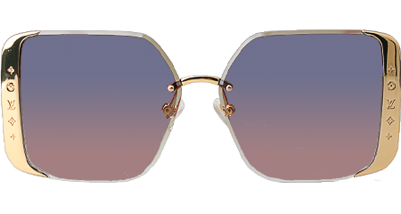 Z1994U Sunglasses Gold Gradient Blue