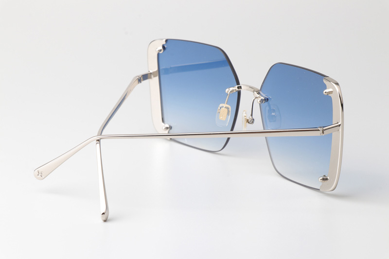 Z1994U Sunglasses Silver Gradient Blue