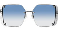 Z1994U Sunglasses Silver Gradient Blue