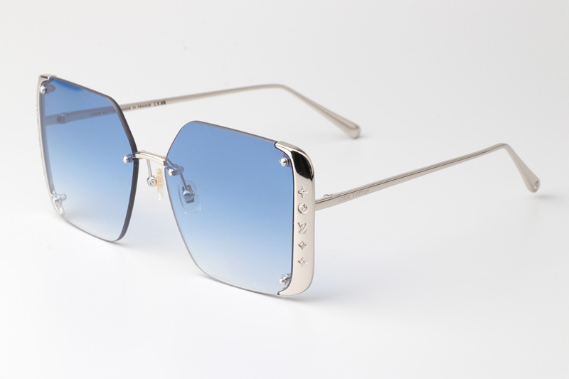 Z1994U Sunglasses Silver Gradient Blue