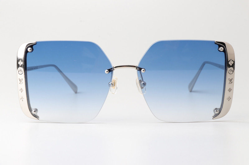 Z1994U Sunglasses Silver Gradient Blue