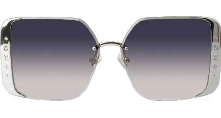 Z1994U Sunglasses Silver Gray Logo