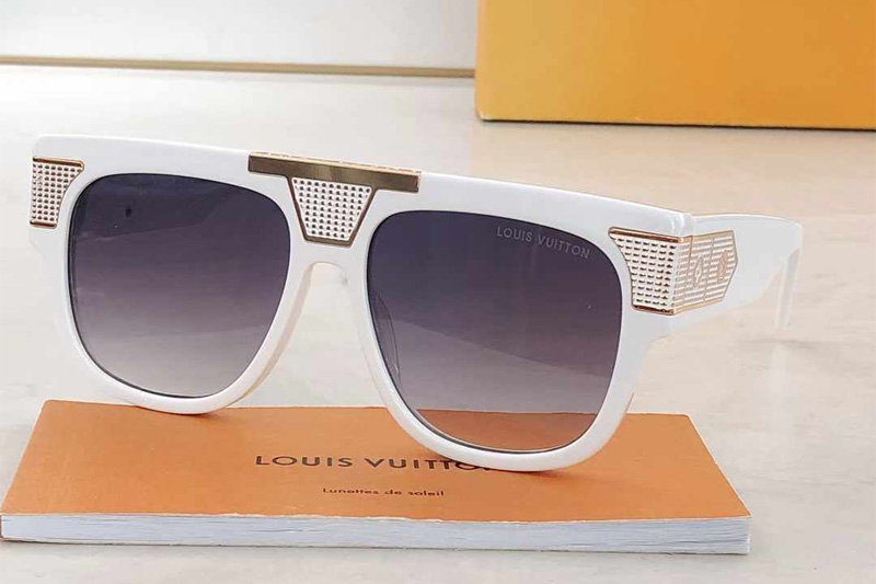 Z2008E Sunglasses White Gradient Gray