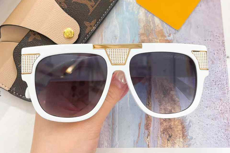 Z2008E Sunglasses White Gradient Gray