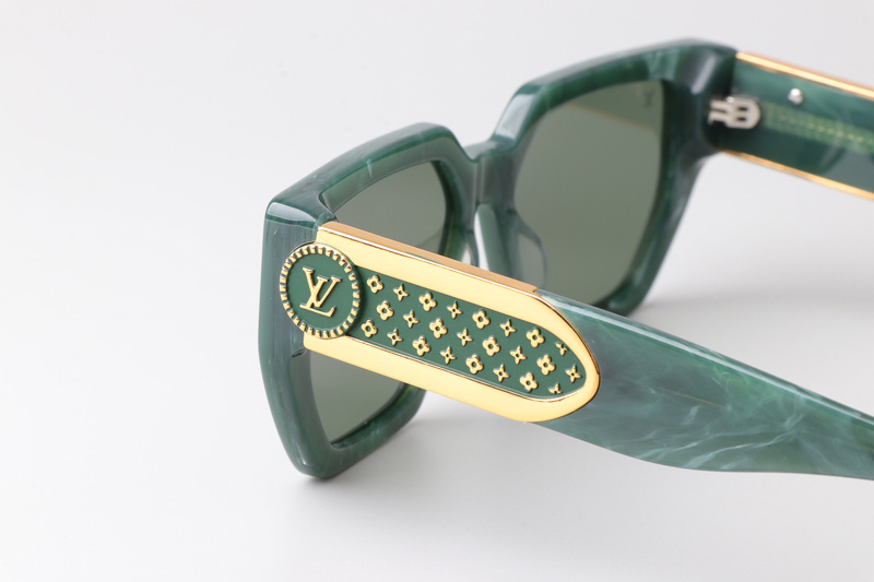 Z2038E Sunglasses Green Green