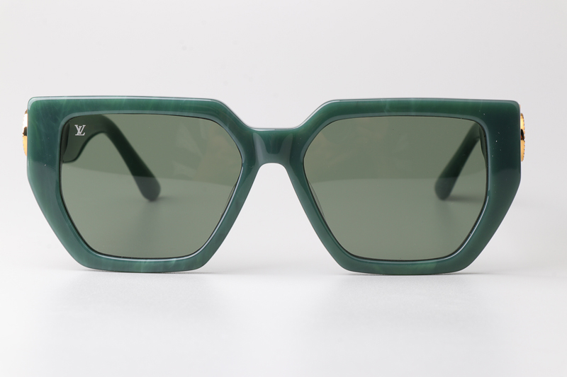 Z2038E Sunglasses Green Green