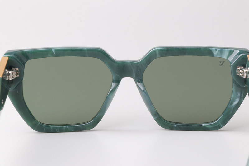 Z2038E Sunglasses Green Green