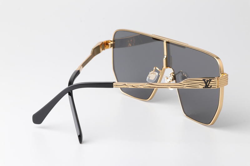 Z2080U Sunglasses Gold Gray