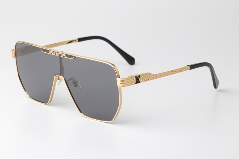 Z2080U Sunglasses Gold Gray