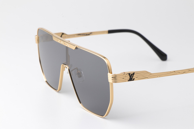 Z2080U Sunglasses Gold Gray