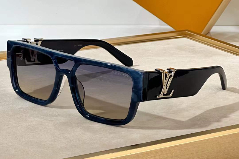 Z2086W Sunglasses Blue Gradient Gray