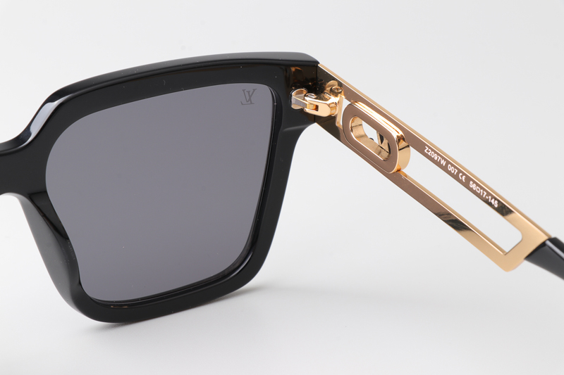 Z2097W Sunglasses Black Gold Gray