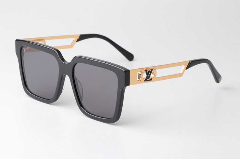 Z2097W Sunglasses Black Gold Gray