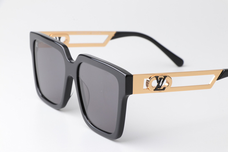 Z2097W Sunglasses Black Gold Gray