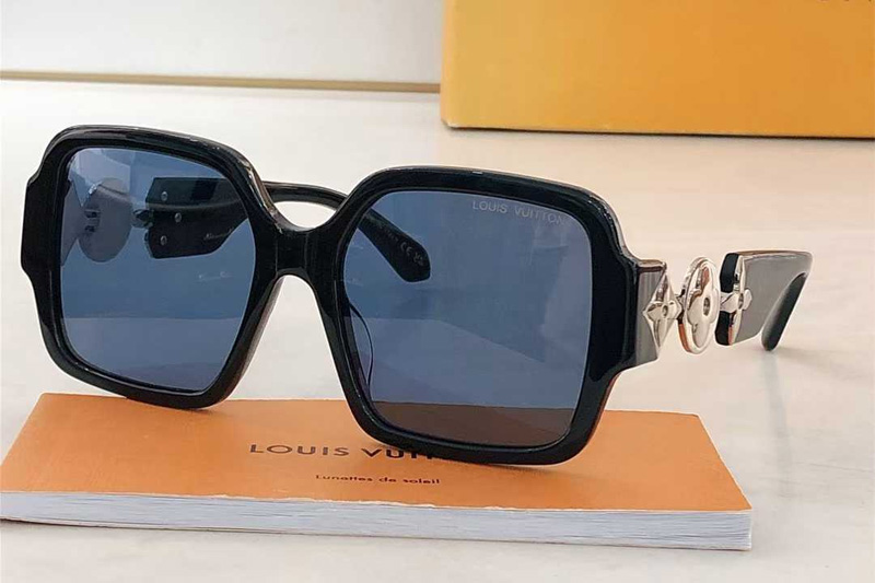 Z2251W Sunglasses Black Silver Blue