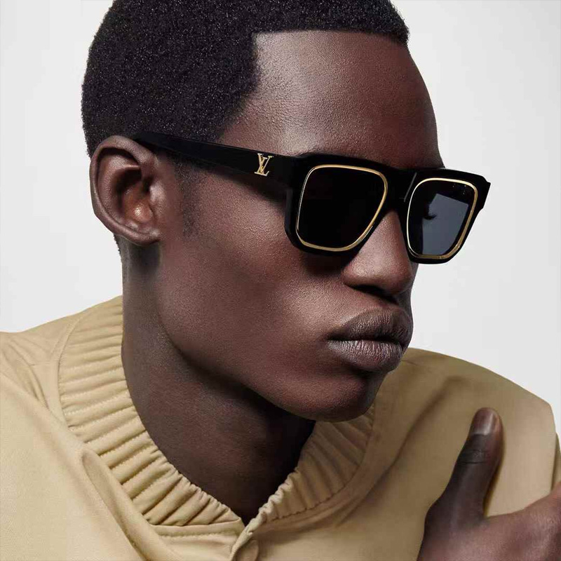 Z2505E Sunglasses Black Gold Gray