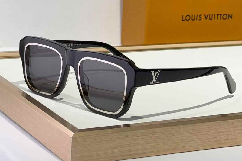 Z2505E Sunglasses Black Silver Gray